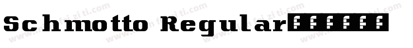 Schmotto Regular字体转换